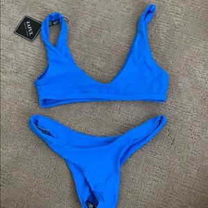 dark blue bikini